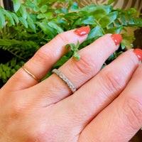 Pretty White Gold Diamond Eternity Band