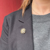 Radiant Opal Star Brooch