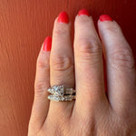 Gorgeous "Gem Lite" Diamond & White Gold Bridal Set