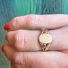 Acanthus Motif 14k Gold Signet Ring