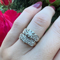 Retro New Old Stock Two-Tone Gold Wedding Set