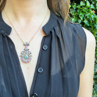 Belle Epoch Gem Encrusted French Pendant