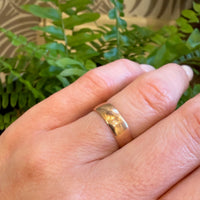 Gorgeous 9ct Rosy Gold Victorian Wedding Band