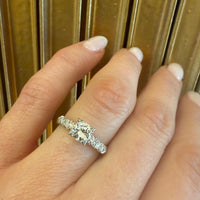 Stunning 1940s Diamond Engagement Ring