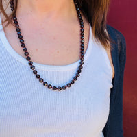 Luscious Antique Garnet Bead Necklace
