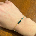 Malachite & Turquoise Bead Bracelet by Brin