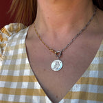 Italian St. Anthony Medal in Sterling Silver