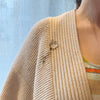 Debonair Crystal Arrow Jabot Pin