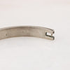 Pretty in Pink Mexican Alpaca Silver Hinged Bracelet
