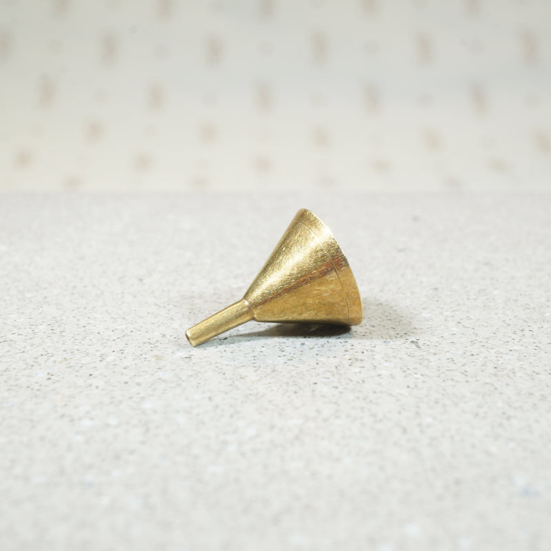 Petite Funnel Charm in 14k Gold