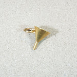 Petite Funnel Charm in 14k Gold