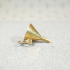 Petite Funnel Charm in 14k Gold