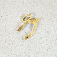 Make-a-Wish 14k Gold Wishbone Charm
