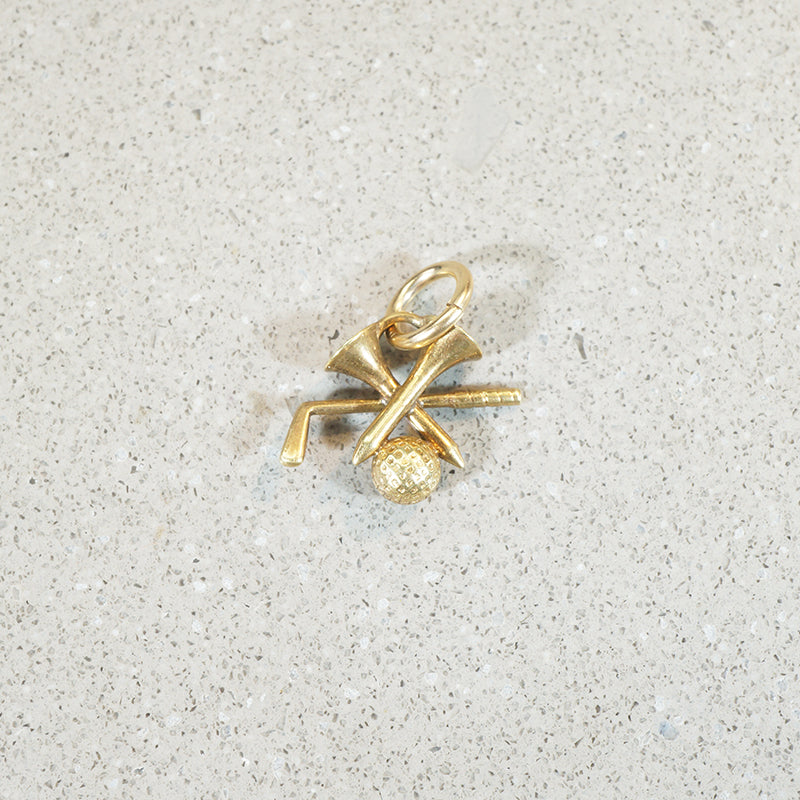 Complete Golf Kit Charm in 14k Gold