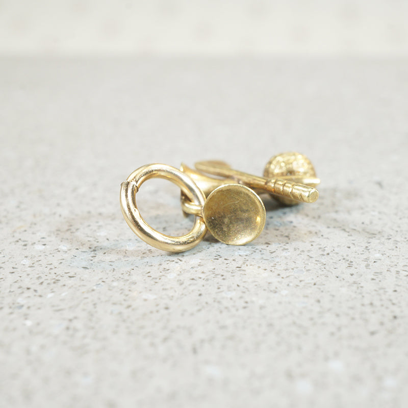 Complete Golf Kit Charm in 14k Gold