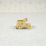 Tiny 14k Gold Ice Truck Charm