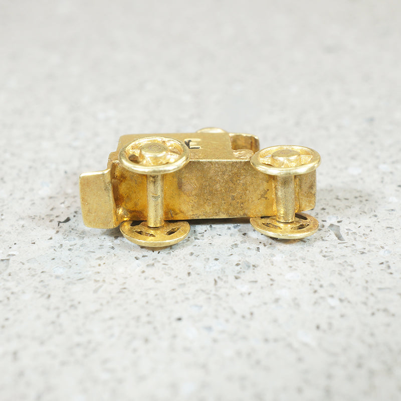 Tiny 14k Gold Ice Truck Charm