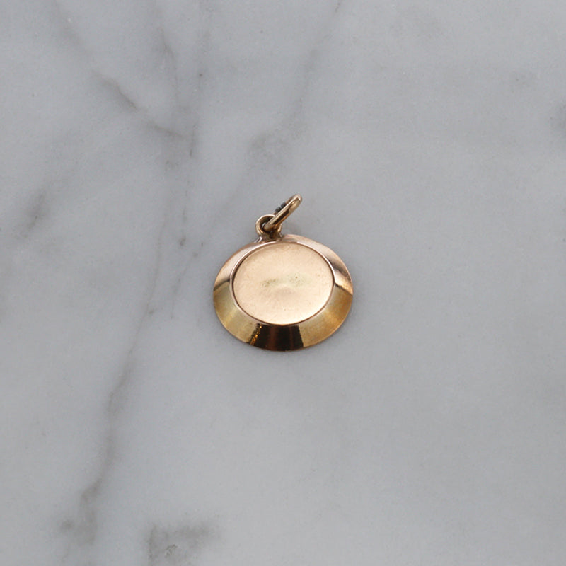 Nevada Gold Pan Charm in 14k Gold