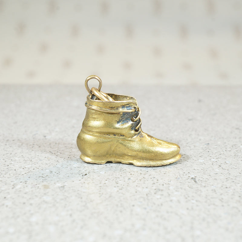 The Original Euro Boot Gold Charm