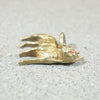 Boston Terrier Charm in 14k Gold