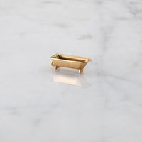 Gorgeous Gold Clawfoot Tub Charm