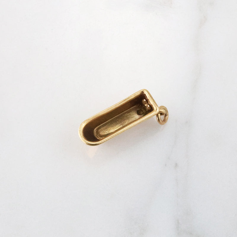 Gorgeous Gold Clawfoot Tub Charm