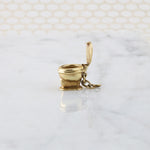 The Royal Treatment 14k Gold Toilet Charm