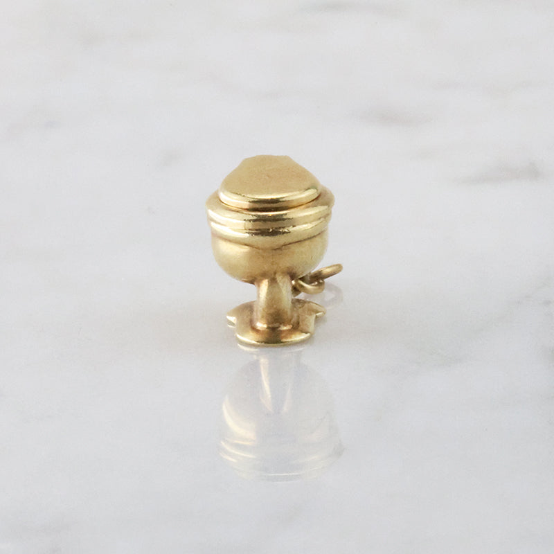 The Royal Treatment 14k Gold Toilet Charm