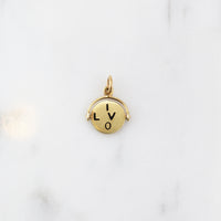 "I Love You" Spinner Charm