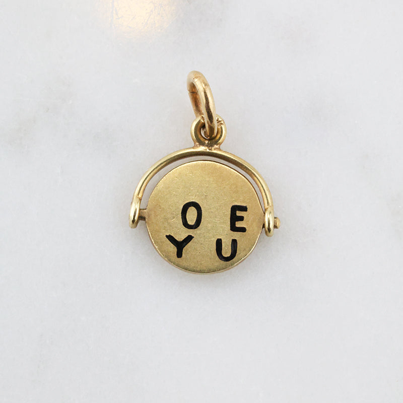 "I Love You" Spinner Charm
