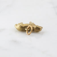 Golden Fleece Lamb Charm in 14k Gold