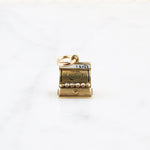 Classic Cash Register Gold Charm