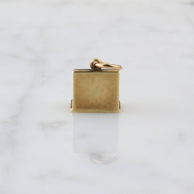 Classic Cash Register Gold Charm