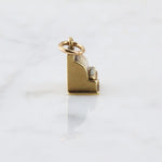 Classic Cash Register Gold Charm