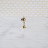 Candlestick Style Telephone Charm in 14k Gold