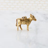 Darling Donkey Charm in 14k Gold