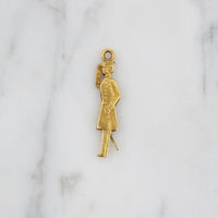 The Saluter 14k Gold Soldier Charm