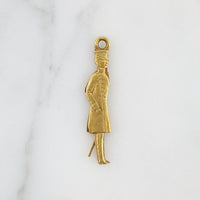 The Saluter 14k Gold Soldier Charm
