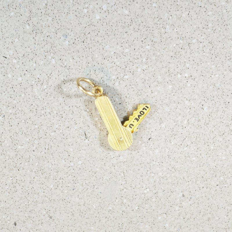 I Love You Key Charm