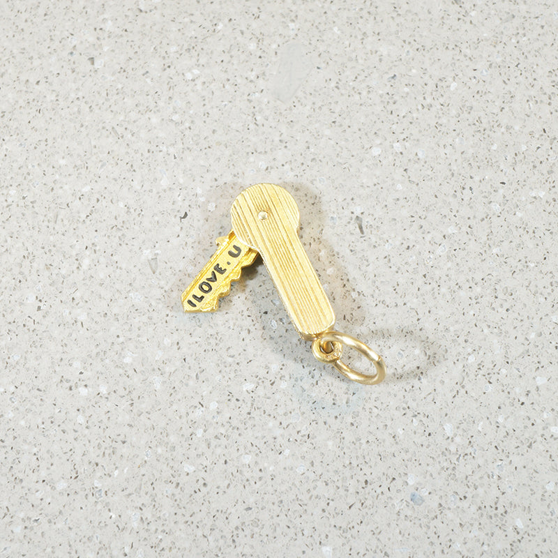 I Love You Key Charm