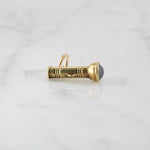 Moonstone & 14k Gold Flashlight Charm