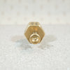 Antique Gold Dice Spinner Pendant