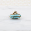 Viking Dragon Boat Charm in Silver Gilt