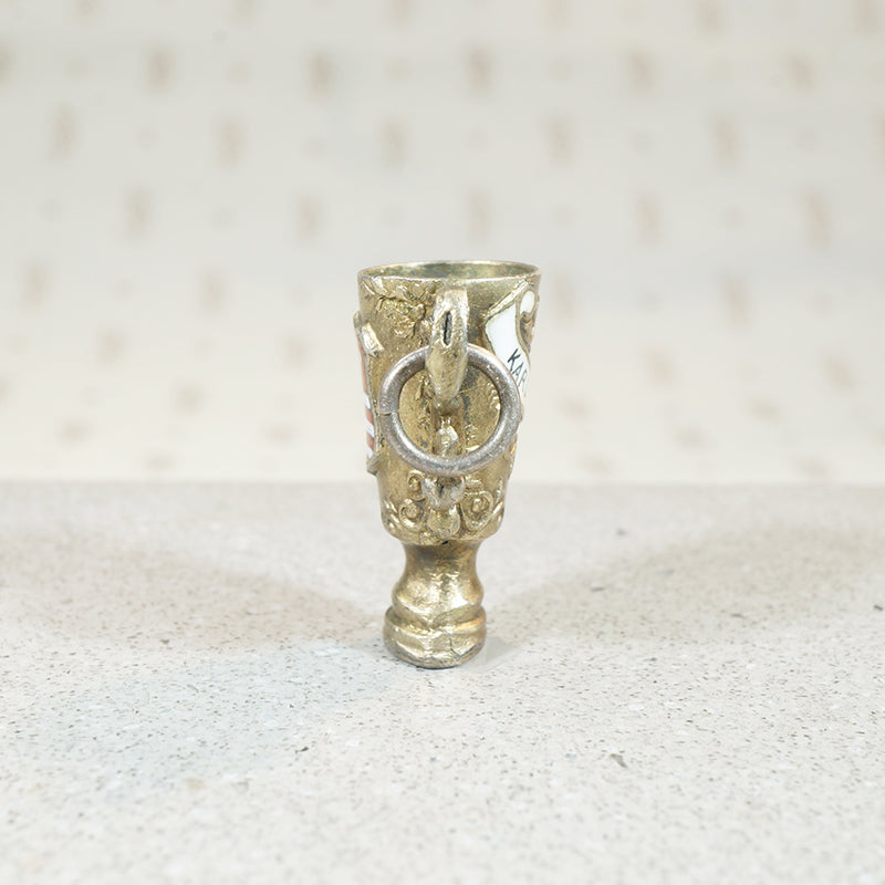 Little Sterling Silver Karlsbad Stein Charm