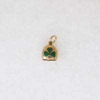 A Glimmering Gold Bell Lucky Charm