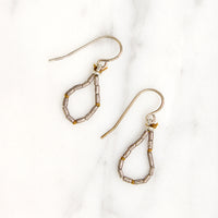 Handmade Silver & Silk Earrings by Ancient Influences