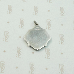 Sporty English Silver Football Medal