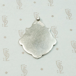 Engraved Edwardian English Silver Fob