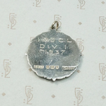 English Sterling Cricket Medal Fob Wreathed in Laurels