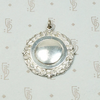 English Sterling Cricket Medal Fob Wreathed in Laurels